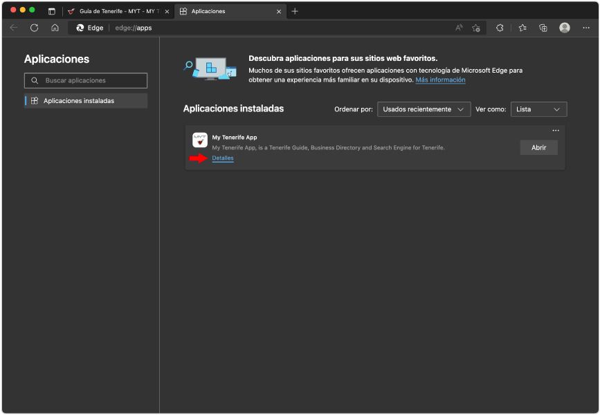 Captura de pantalla Instalación de la aplicación Navegador Microsoft Edge Imagen de escritorio 5
